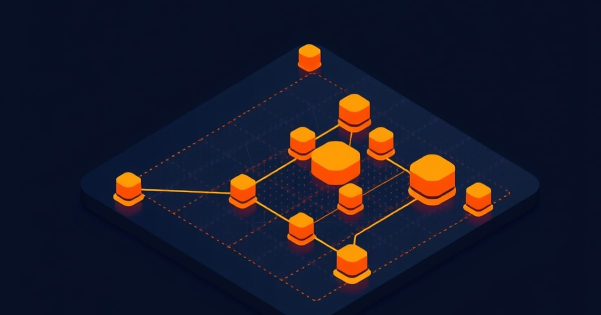 Isometric interface showing automated security probes scanning an LLM model endpoint